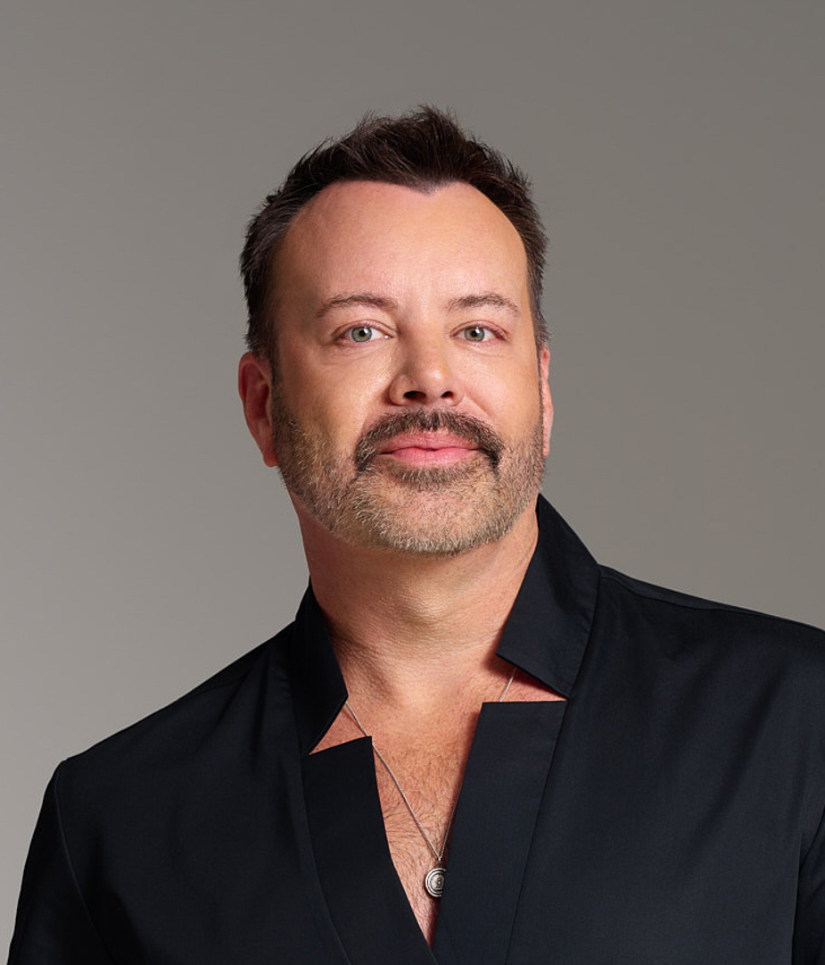 Jason Krell portrait on a studio
